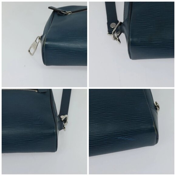 LOUIS VUITTON Epi Neo-Osh Clutch Bag Cyan LV Auth 120827 - Picture 14 of 16